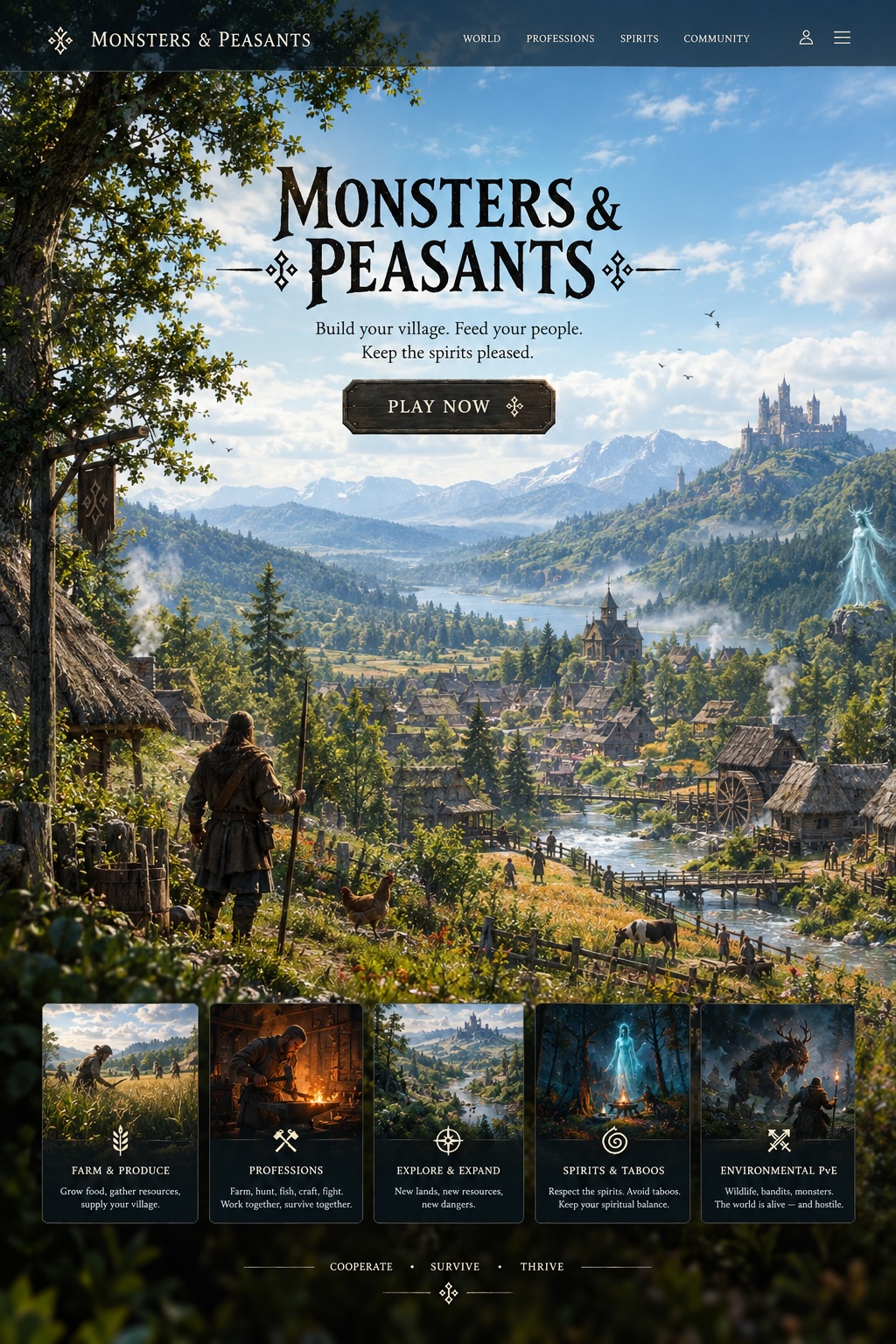 Monsters & Peasants poster